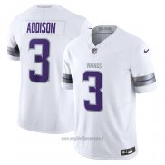 Maglia NFL Limited Minnesota Vikings Jordan Addison Alternato Vapor F.U.S.E. Bianco