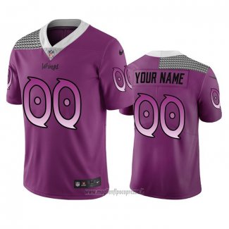 Maglia NFL Limited Minnesota Vikings Personalizzate Citta Edition Viola