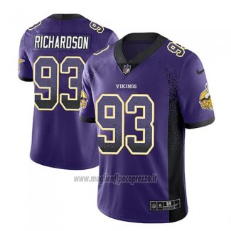 Maglia NFL Limited Minnesota Vikings Sheldon Richardson Viola 2018 Rush Drift Fashion