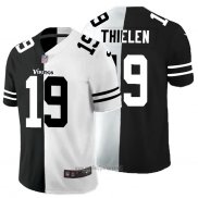 Maglia NFL Limited Minnesota Vikings Thielen Black White Split