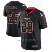 Maglia NFL Limited New England Patriots Duke Dawson Nero Color Rush 2018 Lights Out