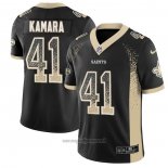 Maglia NFL Limited New Orleans Saints Kamara Rush Drift Fashion Nero