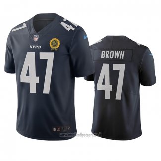 Maglia NFL Limited New York Giants Cameron Brown Citta Edition Blu