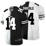 Maglia NFL Limited New York Jets Darnold White Black Split
