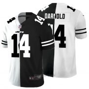 Maglia NFL Limited New York Jets Darnold White Black Split