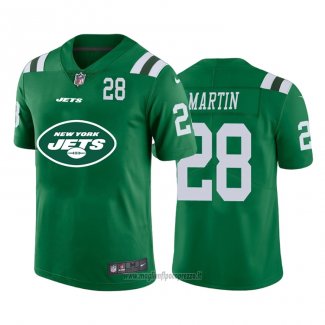 Maglia NFL Limited New York Jets Martin Big Logo Number Verde