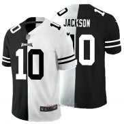 Maglia NFL Limited Philadelphia Eagles Jackson Black White Split