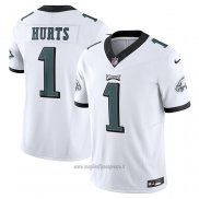 Maglia NFL Limited Philadelphia Eagles Jalen Hurts Vapor F.u.s.e. Bianco