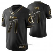 Maglia NFL Limited Pittsburgh Steelers Matt Feiler Golden Edition Nero