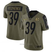 Maglia NFL Limited Pittsburgh Steelers Minkah Fitzpatrick 2021 Salute To Service Verde