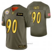 Maglia NFL Limited Pittsburgh Steelers T.j. Watt 2019 Salute To Service Verde
