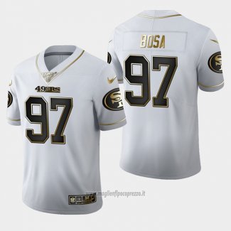Maglia NFL Limited San Francisco 49ers Bosa Golden Edition Bianco