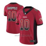 Maglia NFL Limited San Francisco 49ers Jimmy Garoppolo Rosso 2018 Rush Drift Fashion