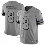 Maglia NFL Limited Tennessee Titans Mariota Team Logo Gridiron Grigio