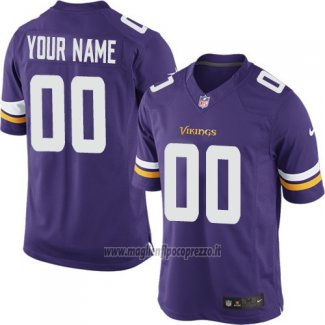Maglia NFL Minnesota Vikings Personalizzate Viola