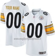 Maglia NFL Pittsburgh Steelers Personalizzate Bianco