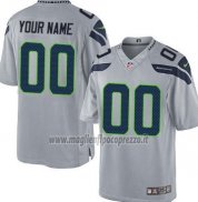 Maglia NFL Seattle Seahawks Personalizzate Grigio