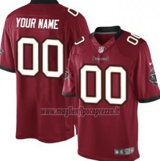 Maglia NFL Tampa Bay Buccaneers Personalizzate Rosso
