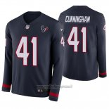 Maglia NFL Therma Manica Lunga Houston Texans Zach Cunningham Blu