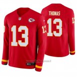 Maglia NFL Therma Manica Lunga Kansas City Chiefs De'anthony Thomas Rosso
