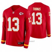 Maglia NFL Therma Manica Lunga Kansas City Chiefs De'anthony Thomas Rosso