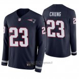 Maglia NFL Therma Manica Lunga New England Patriots Patrick Chung Blu