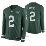 Maglia NFL Therma Manica Lunga New York Jets Jason Myers Verde
