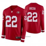 Maglia NFL Therma Manica Lunga San Francisco 49ers Matt Breida Rosso