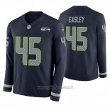 Maglia NFL Therma Manica Lunga Seattle Seahawks Kenny Easley Blu