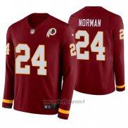 Maglia NFL Therma Manica Lunga Washington Commanders Josh Norman Rosso