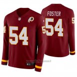 Maglia NFL Therma Manica Lunga Washington Commanders Mason Foster Rosso