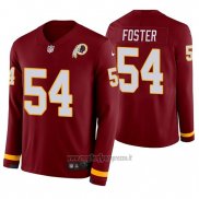 Maglia NFL Therma Manica Lunga Washington Commanders Mason Foster Rosso