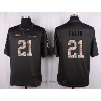 Maglia NFL Anthracite Denver Broncos Talib 2016 Salute To Service