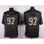 Maglia NFL Anthracite Green Bay Packers Clark 2016 Salute To Service