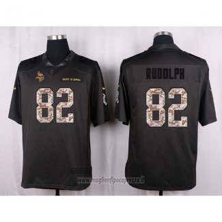 Maglia NFL Anthracite Minnesota Vikings Rudolph 2016 Salute To Service