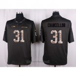 Maglia NFL Anthracite Seattle Seahawks Chancellor 2016 Salute To Service