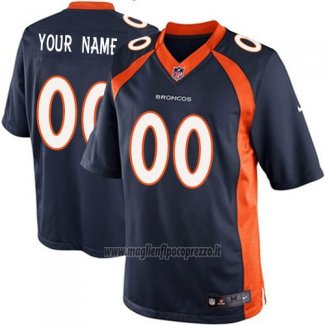 Maglia NFL Bambino Denver Broncos Personalizzate Blu