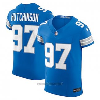 Maglia NFL Elite Detroit Lions Aidan Hutchinson Vapor F.U.S.E. Blu
