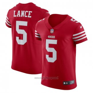 Maglia NFL Elite San Francisco 49ers Trey Lance Vapor Untouchable Rosso