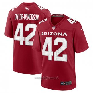 Maglia NFL Game Arizona Cardinals Dadrion Taylor-Demerson Rosso