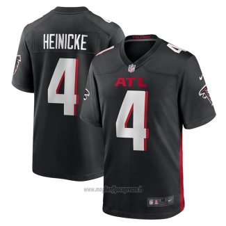 Maglia NFL Game Atlanta Falcons Taylor Heinicke Nero