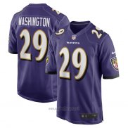 Maglia NFL Game Baltimore Ravens Ar Darius Washington Viola