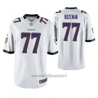 Maglia NFL Game Baltimore Ravens Bradley Bozeman Bianco