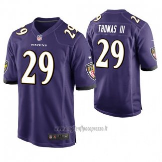 Maglia NFL Game Baltimore Ravens Earl Thomas Iii Viola