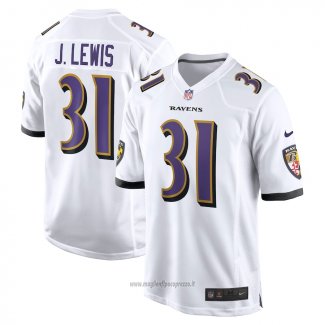 Maglia NFL Game Baltimore Ravens Jamal Lewis Retired Bianco