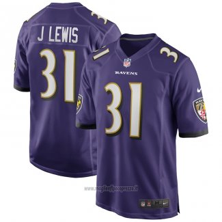 Maglia NFL Game Baltimore Ravens Jamal Lewis Retired Viola