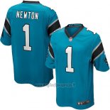 Maglia NFL Game Bambino Carolina Panthers Newton Lago Blu