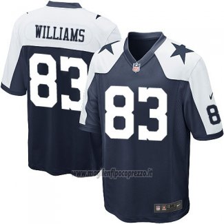 Maglia NFL Game Bambino Dallas Cowboys Williams Nero Bianco