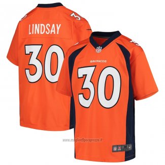 Maglia NFL Game Bambino Denver Broncos Phillip Lindsay Arancione
