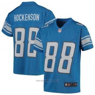 Maglia NFL Game Bambino Detroit Lions T.j. Hockenson Blu